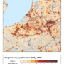 France-Benelux-Germany – urbanization (2009)