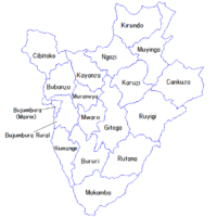 Burundi – provinces