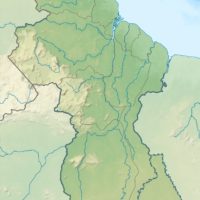 Guyana – topographic