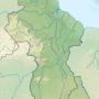 Guyana – topographic
