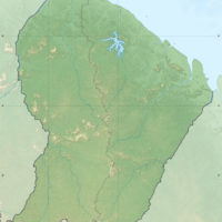 French Guiana – topographic
