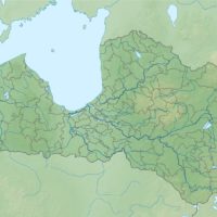 Latvia – topographic