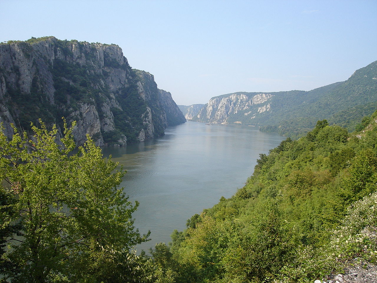 Portes de Fer sur le fleuve Danube, Roumanie