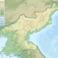 Corée du Nord – topographique
