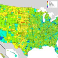 États-Unis – population des comtés