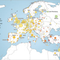 Europe – Publications scientifiques (évolution 2000-2007)