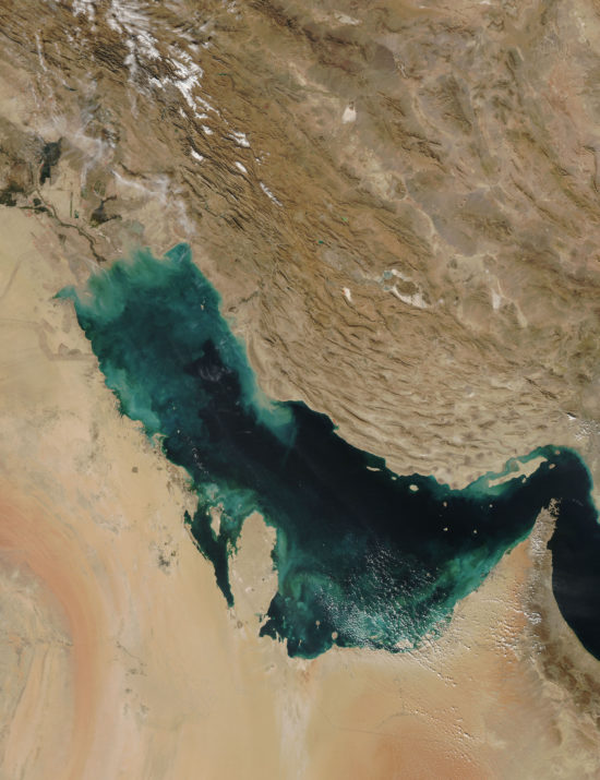 Golfe Persique - satellite