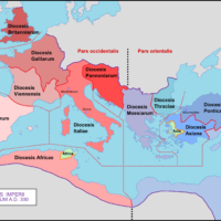Empire romain – diocèses (300)