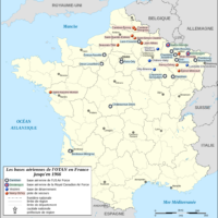 France – OTAN : bases militaires (1966)