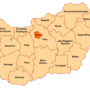 Hongrie – administrative (comitats)