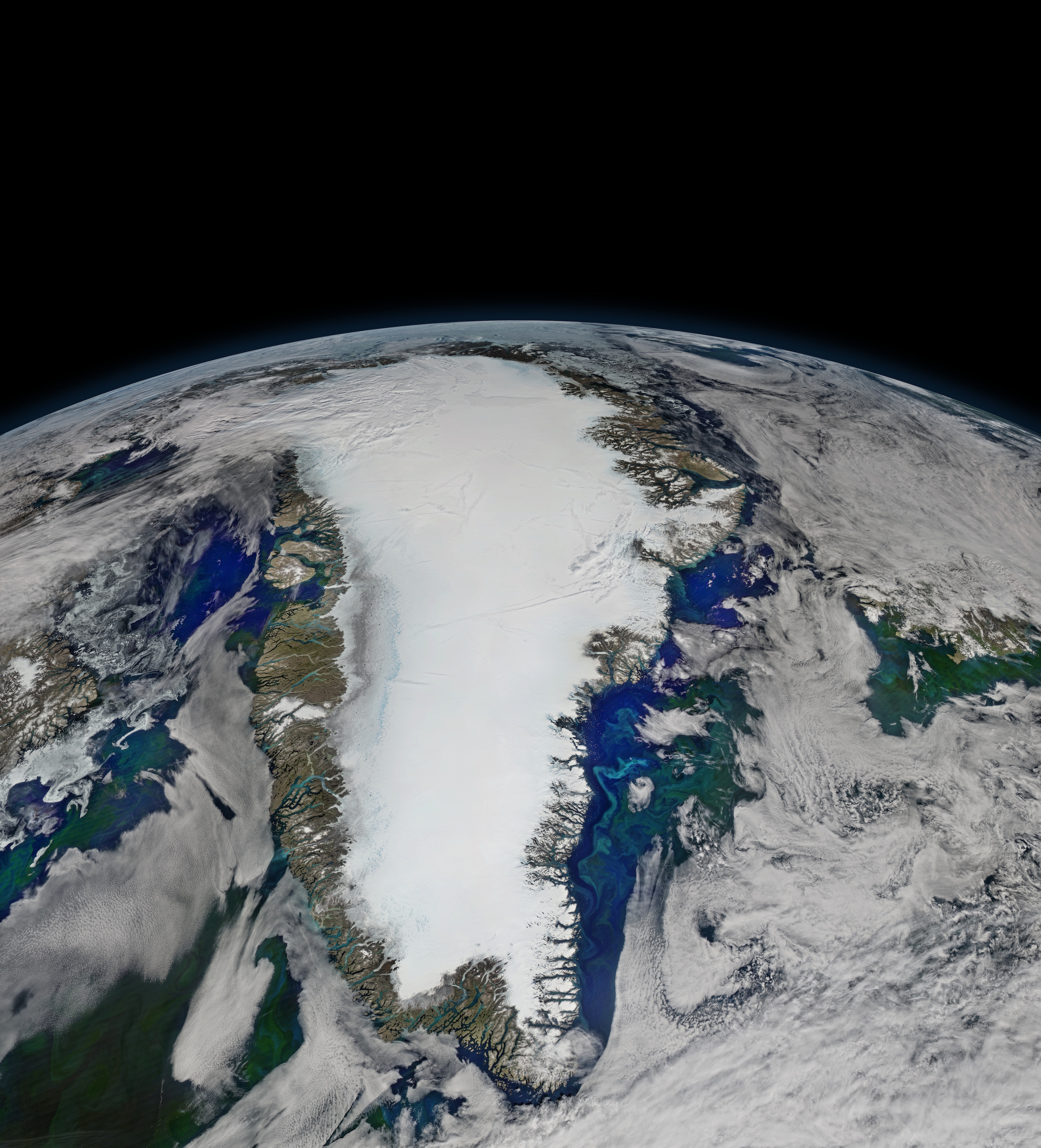 Groenland - satellite