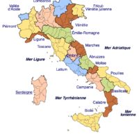 Italie – Régions administratives