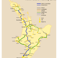 New Zealand – North Island: trains