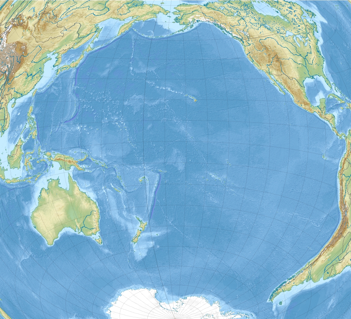 Pacific Ocean • Map •