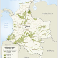 Colombia – coca: cultivation (2013)