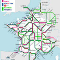 France – réseau autocars longue distance (septembre 2016)