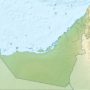 United Arab Emirates – topographic