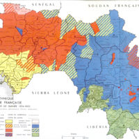 Guinea – ethnic groups (1954-1955)