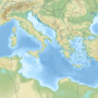 Mediterranean Sea – topographic
