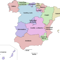 Spain – autonomous communities (regions)