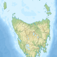 Australia – Tasmania: topographic