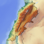 Lebanon – topographic