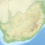 South Africa – topographic