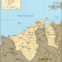 Brunei – topographic