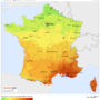 France – solar irradiation