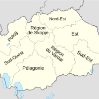 North Macedonia – administrative (regions)
