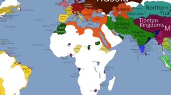 Geopolitical history of the world, in maps