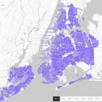 New York – property prices under $ 1 Million (2010-2018)