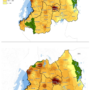 Rwanda – density (evolution 2002-2012)