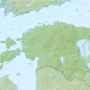 Estonia – topographic