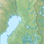 Finland – topographic