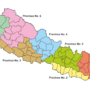 Nepal – provinces (2015)