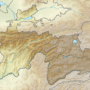 Tajikistan – topographic