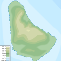Barbados – topographic
