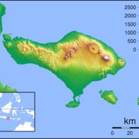 Indonesia – Bali: topographic