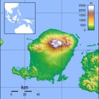 Indonesia – Lombok: topographic