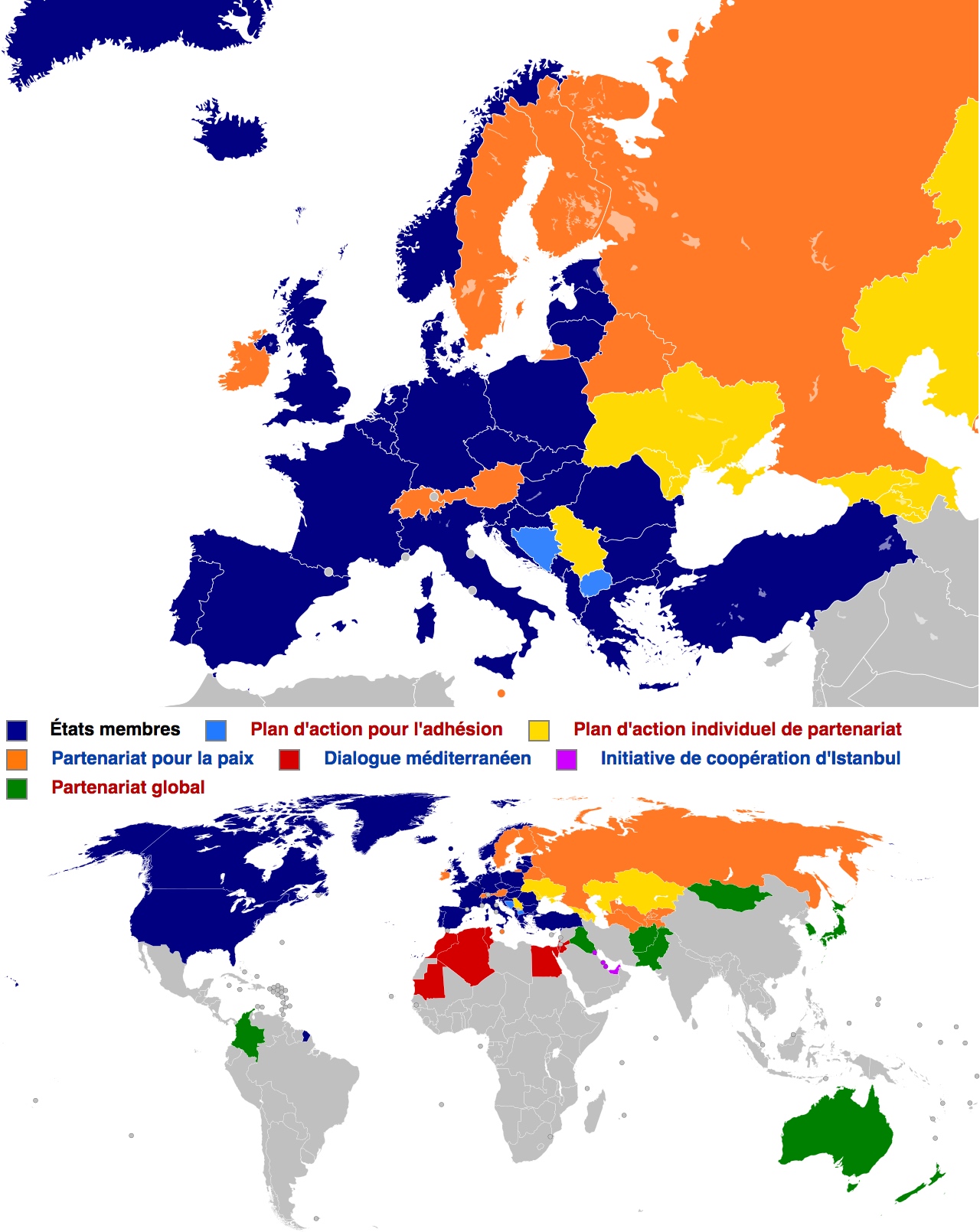 Сколько стран входит в нато 2024. Страны блока НАТО на карте.