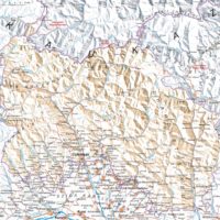South Ossetia-Alania – topographic