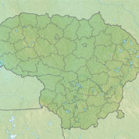 Lithuania – topographic