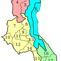Malawi – administrative districts