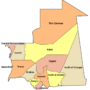 Mauritania – administrative