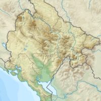 Montenegro – topographic