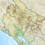 Montenegro – topographic
