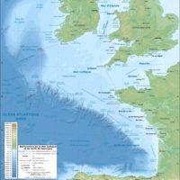 Europe – Celtic Sea and Bay of Biscay: bathymetry