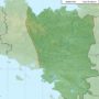 France – Upper Brittany: topographic