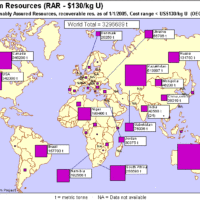 World – Uranium resources (2006)